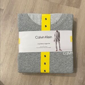 Calvin Klein Heather Gray Jogger Set
